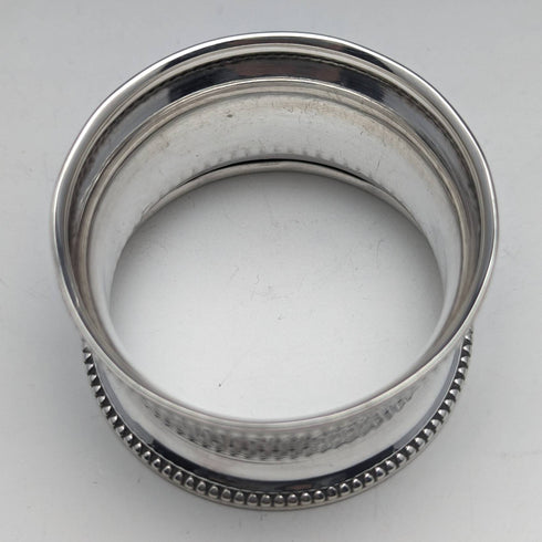 Early 1900s British Antique Sterling Silver Napkin Rings 3 Assorted